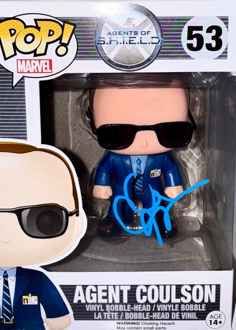 Clark Gregg Signed Funko Pop #53 "Agent Coulson" (Agents of Shield) - Beckett COA #01